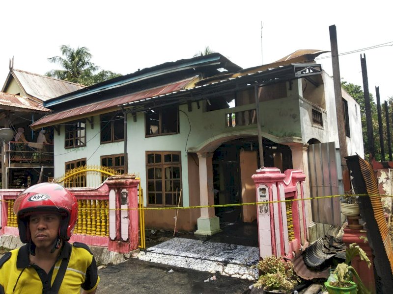 Seorang Nenek Tewas Saat Kebakaran Rumah di Barru, Pemprov Sulsel Kirim Bantuan