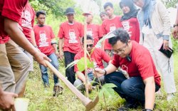 Najwa Shihab Sebut Darurat Lingkungan, Darmawangsyah Muin Bergerak Tanam Pohon Bersama Warga