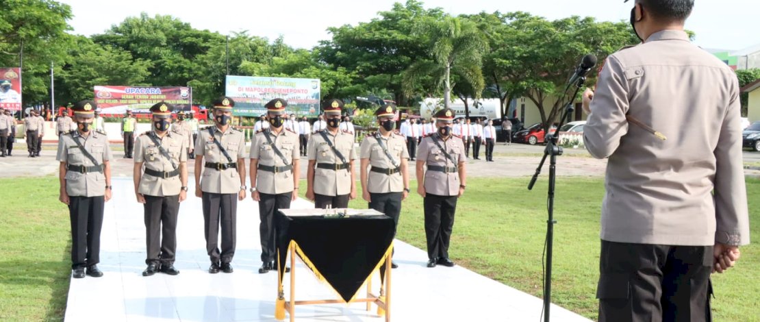Sejumlah PJU Polres Jeneponto Dirotasi, Jabal Nur Jabat Subdit I Direktorat Intelkam Polda Sulsel