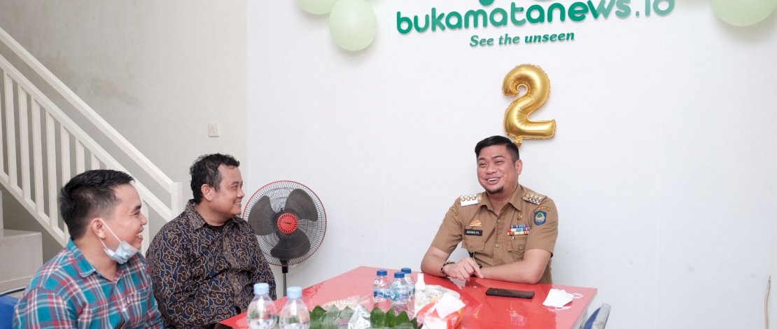 Dua Tahun Bukamatanews.id, Bupati Gowa: Menyajikan Berita Faktual