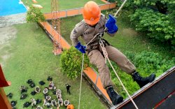 Bersinergi Dengan Basarnas, Batalyon C Pelopor Gelar Latihan Bersama