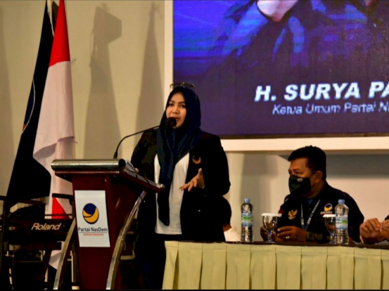 Gabung Partai NasDem, Putri Dakka Siapkan Hadiah Satu Unit Rumah dan Sepeda Motor