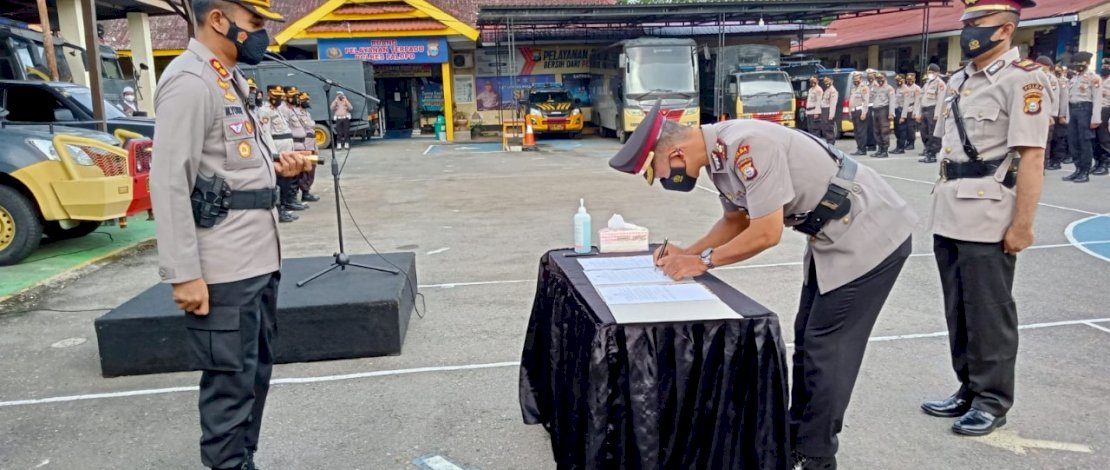 Kapolsek Wara Resmi Berganti, Kapolres Palopo: Segera Susun Rencana Program