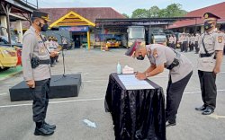 Kapolsek Wara Resmi Berganti, Kapolres Palopo: Segera Susun Rencana Program