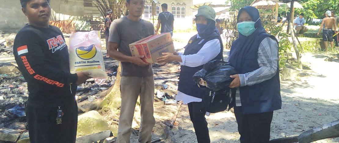 DPD Partai NasDem Luwu Utara kembali menggelar Jumat Berbagi, 14 Januari 2022.