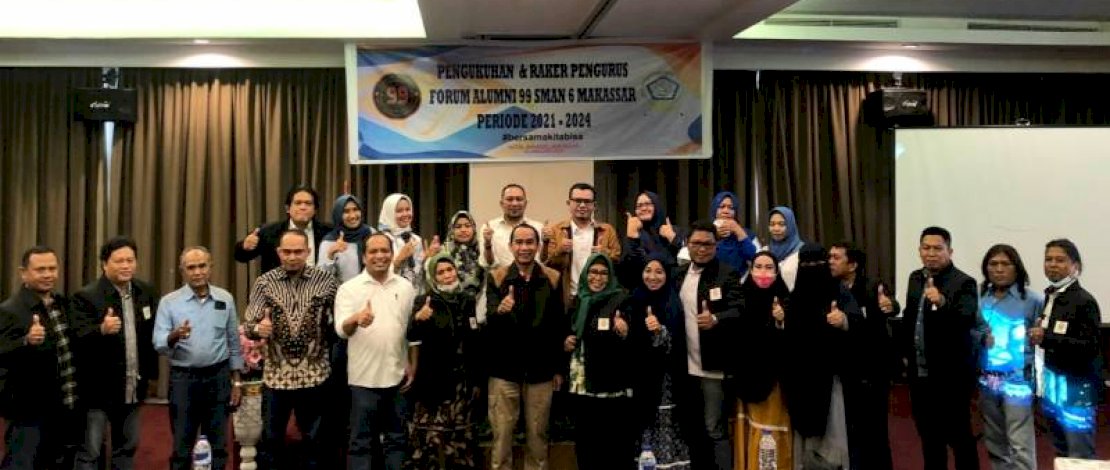 Ketua DPRD  Makassar, Rudianto Lallo Kukuhkan Forum Pengurus Alumni 99 SMAN 6 Makassar