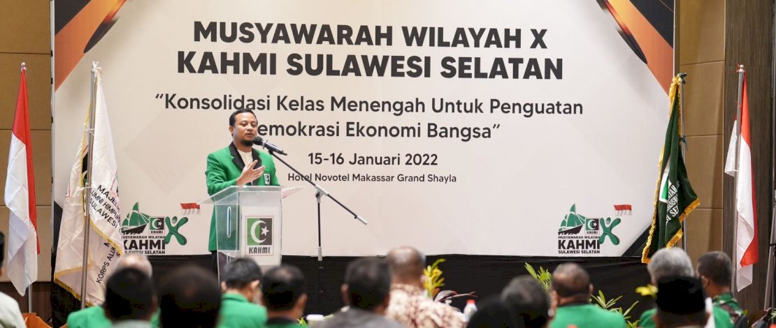 Plt Gubernur Sulsel, Andi Sudirman Sulaiman, menghadiri Muswil KAHMI Sulsel, di Hotel Novotel, Makassar, Sabtu 15 Januari 2022. Plt Gubernur Sulsel, Andi Sudirman Sulaiman, menghadiri Muswil KAHMI Sulsel, di Hotel Novotel, Makassar, Sabtu 15 Januari 2022.