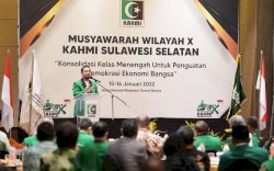 Di Muswil KAHMI, Andi Sudirman Ngaku Terbantu Kader HMI