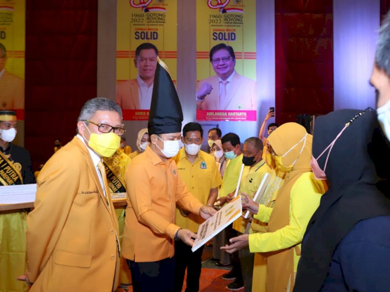 Sebut Kepengurusan Ormas MKGR Sulsel Berisikan Bintang, Adies Kadir Bangga Kepemimpinan Taufan Pawe