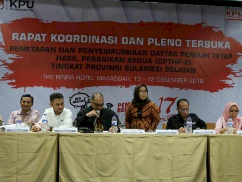  Jelang Purnabakti, KPU Sulsel Fokus Sinkronisasi Anggaran Pemilu