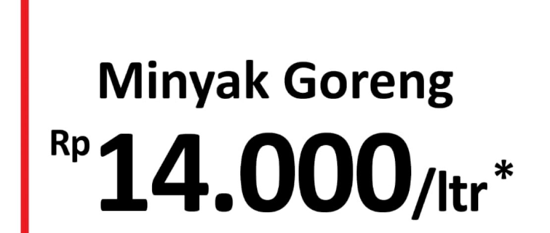 Salah satu ritel modern yang menyediakan harga minyak goreng Rp14.000 yakni Alfa Mart. 