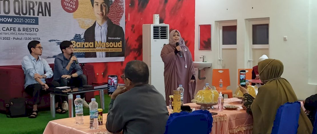 Qari Internasional Asal Palestina Ini Kagumi Sosok Istri Wali Kota Parepare