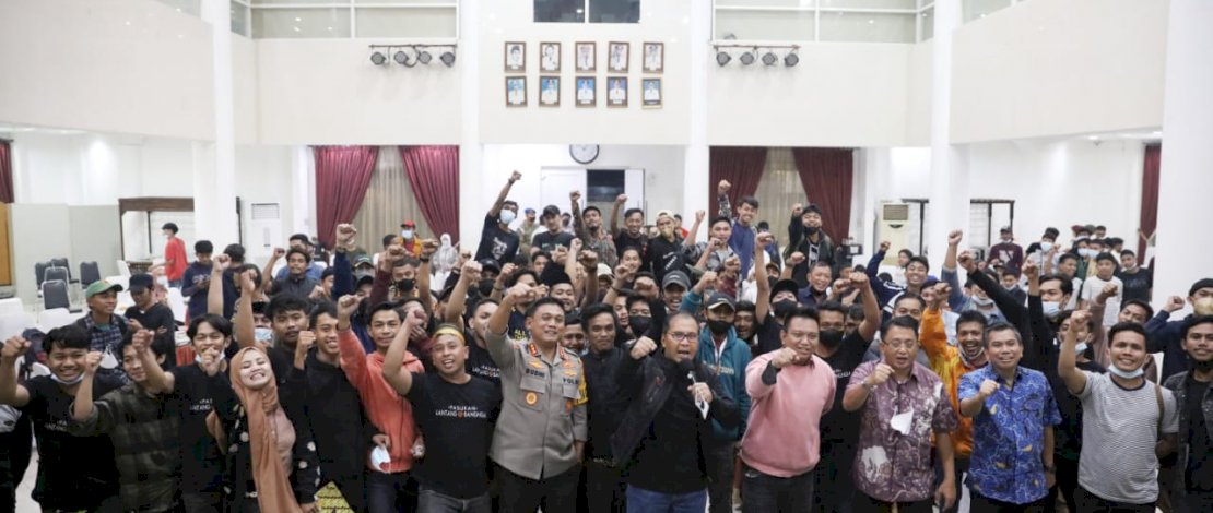 Wali Kota-Kapolrestabes Sepakat Rangkul Anak Muda Makassar, Bersama Menjaga Kota