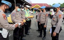 Polres Palopo Periksa Sikap dan Kelengkapan Personil 