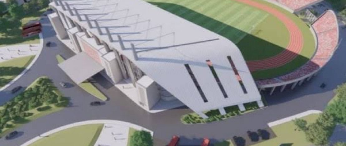 Desain Stadion Mattoanging (IST).