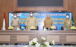 Dinsos Maros Sosialisasi Pembentukan Puskesos dan SLRT