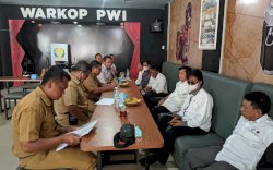 Sekretariat DPRD Jeneponto Kunjungi PWI Sulsel