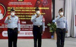 Wujudkan WBK Tahun 2022, Kepala Rutan Jeneponto Deklarasikan Janji Kinerja