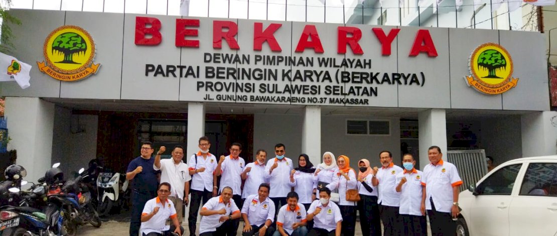 SOLID. Partai Berkarya Kota Makassar terus berupaya menyolidkan barisan kadernya agar memiliki komitmen kepartaian. 