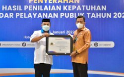 Luwu Utara Raih Predikat Kepatuhan Tinggi Standar Pelayanan Publik Tahun 2021 dari Ombudsman