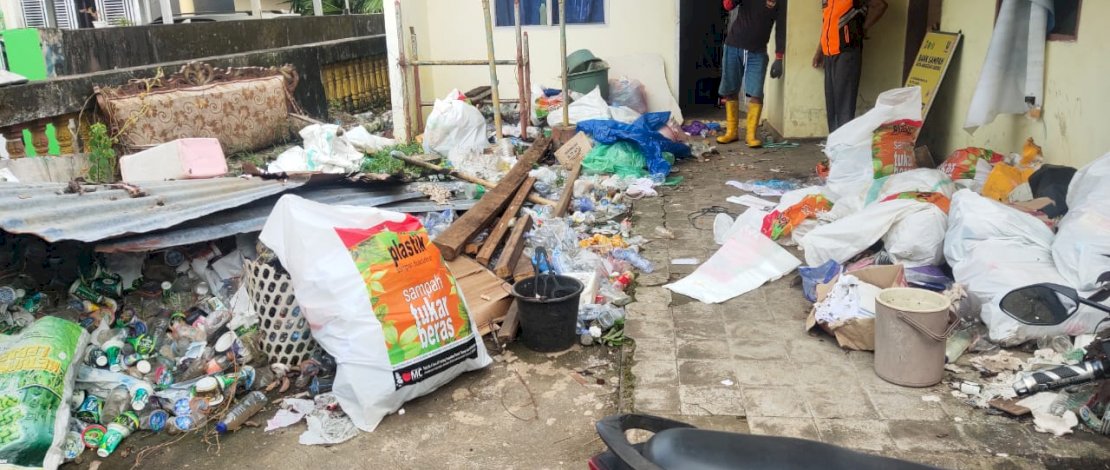 Kondisi pemukiman Ketua Bank Sampah saat ini.
