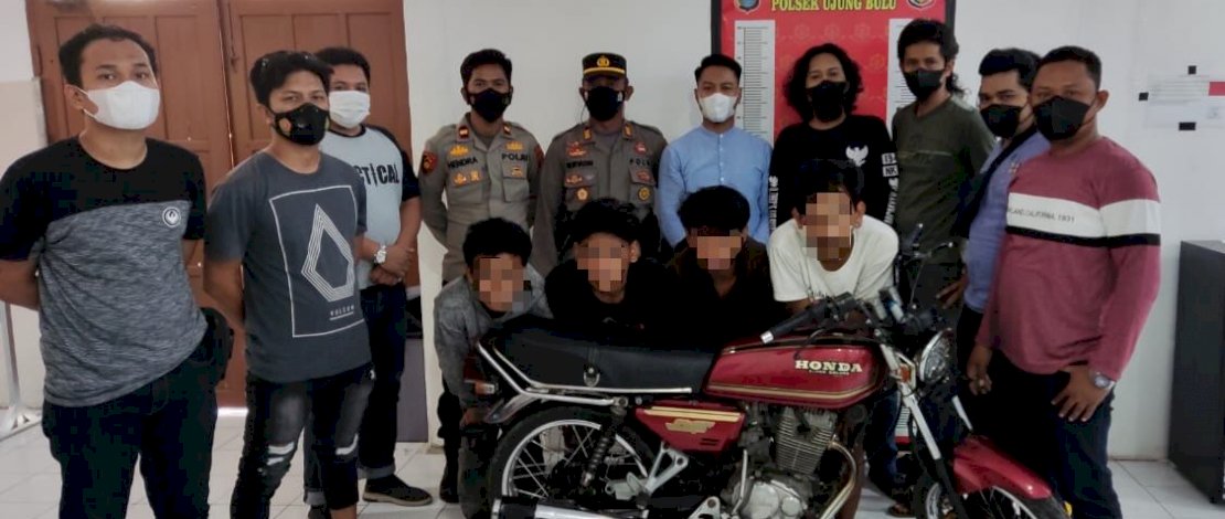 Tim Resmob Polres Bulukumba Meringkus Empat Orang Pelaku Curanmor