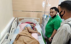  Aksi Heroik Polisi Patut Dihargai, Ketum DPN Peradmi Jenguk Uji Mugni di RS