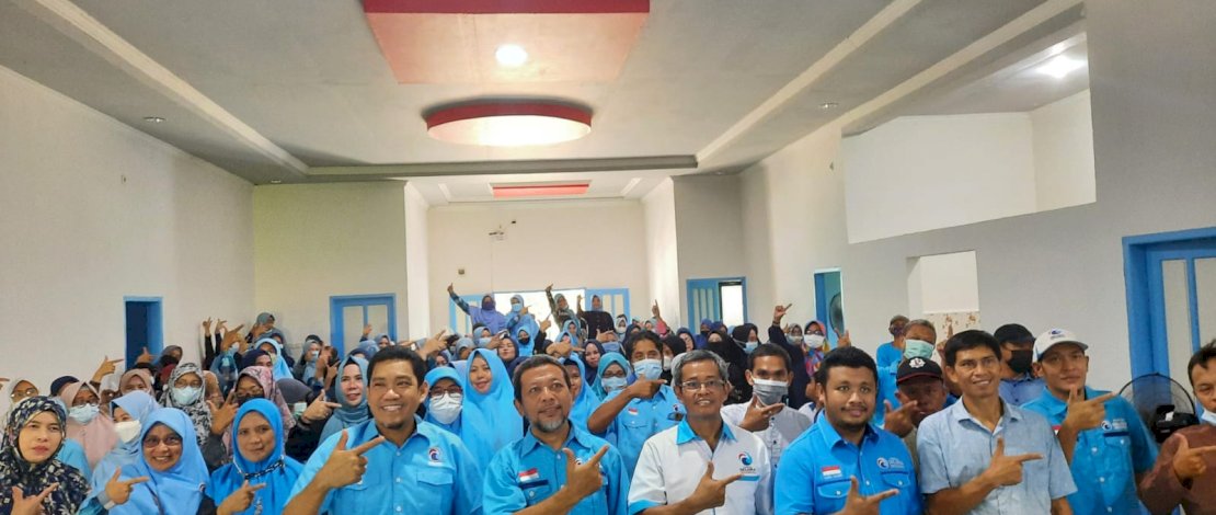 KONSOLIDASI. Pimpinan Partai Gelota Sulsel melakukan roadshow alam rangka konsolidasi kader dan struktur dalam rangka menyambut dimulainya tahapan pemilu tahun 2024.