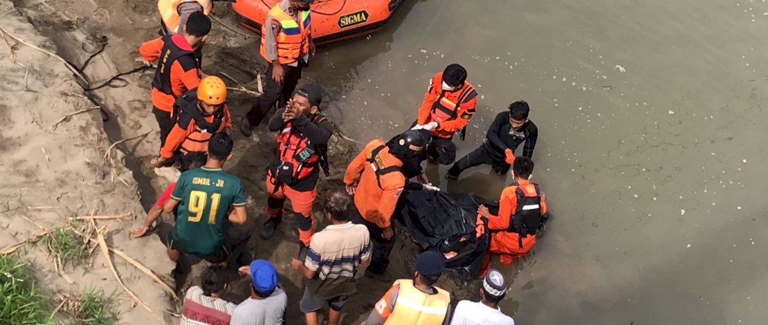 Tim Sar Gabungan menemukan Abdullah dalam kondisi meninggal dunia, Minggu, 30 Januari 2022.