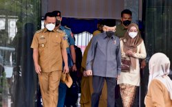 Tiba di Sulsel, Wapres Disambut Andi Sudirman