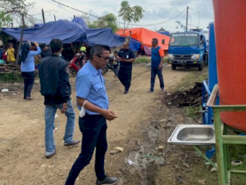 Bergerak Cepat, Perumda Air Minum Makassar Salurkan Bantuan Bencana Kebakaran di Tallo