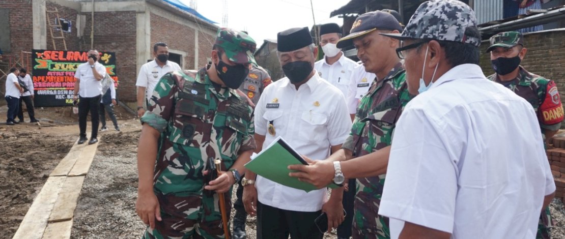 Dibangun Pangdam XIV Hasanuddin, Wabup Gowa Siap Bantu Pembangunan Masjid Nurul Hayati