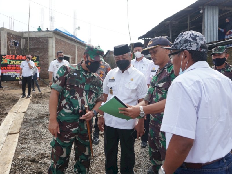 Dibangun Pangdam XIV Hasanuddin, Wabup Gowa Siap Bantu Pembangunan Masjid Nurul Hayati