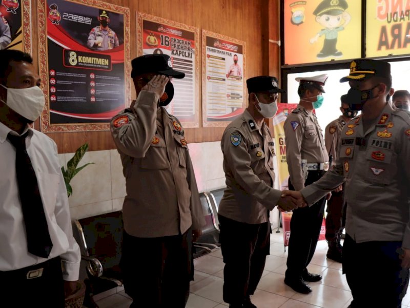 Lakukan Pemetaan Wilayah Rawan Tindak Pidana, Kapolres Palopo Minta Penjagaan Polsek Ditingkatkan