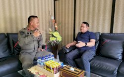 Jalin Silaturahmi, Direksi Bukamatanews Sambangi Mako Batalyon C Pelopor Sat Brimob Polda Sulsel