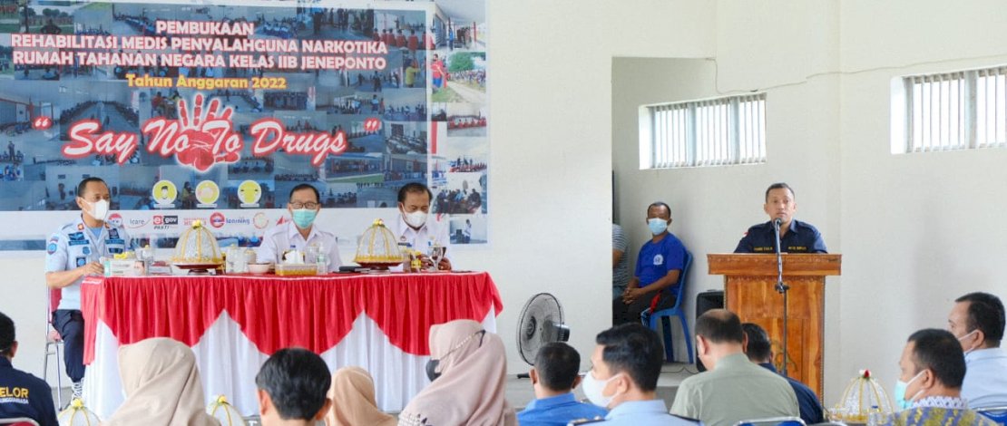 Rutan Jeneponto Kembali Gelar Rehabilitasi Medis Pecandu Narkoba Rutan Jeneponto Kembali Gelar Rehabilitasi Medis Pecandu Narkoba