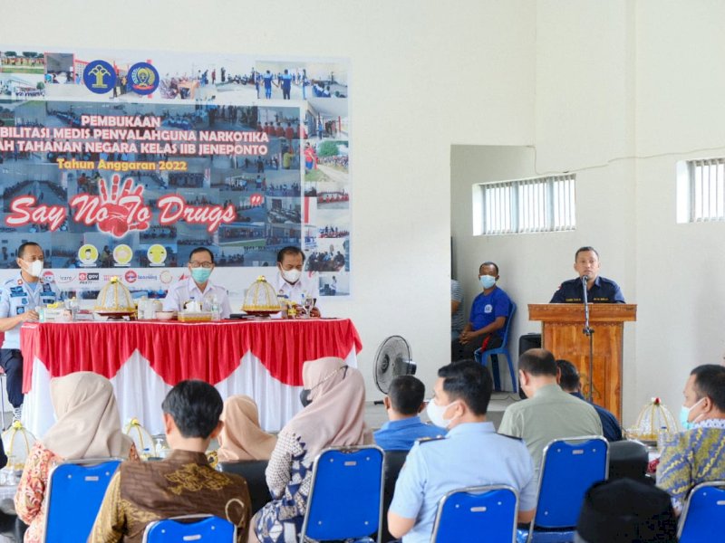Rutan Jeneponto Kembali Gelar Rehabilitasi Medis Pecandu Narkoba