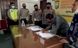 Dorong Generasi Muda Pelopor Keselamatan Berlalu Lintas, Kapolres Luwu Teken MoU dengan Kadis Pendidikan 