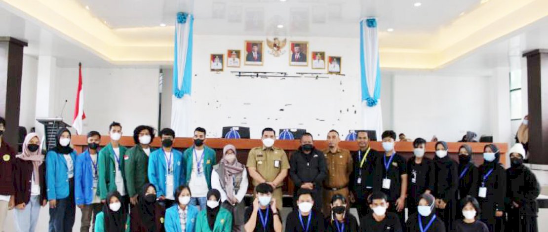 Sekda Takalar Terima Mahasiswa Modul Nusantara PMM UNM