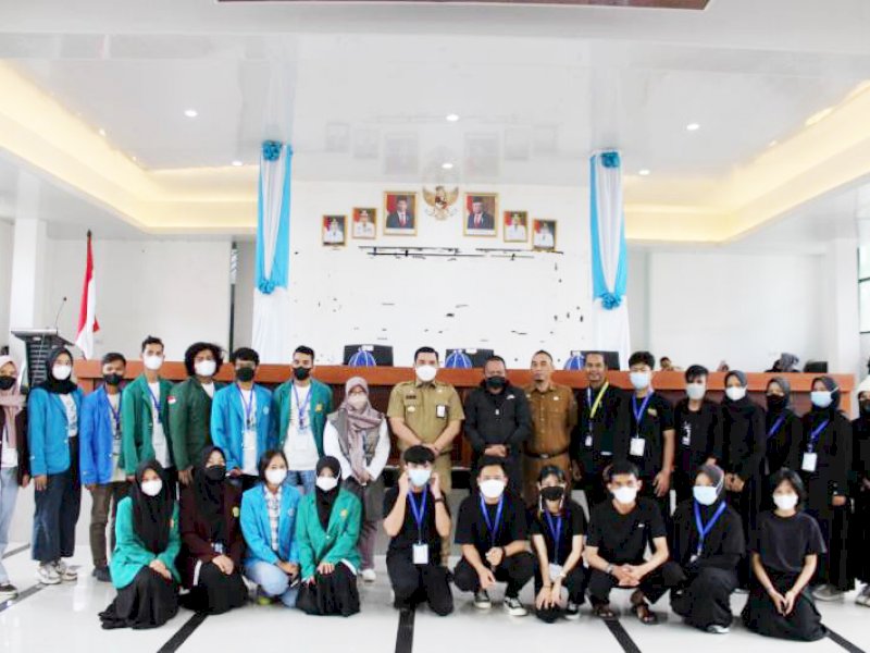 Sekda Takalar Terima Mahasiswa Modul Nusantara PMM UNM