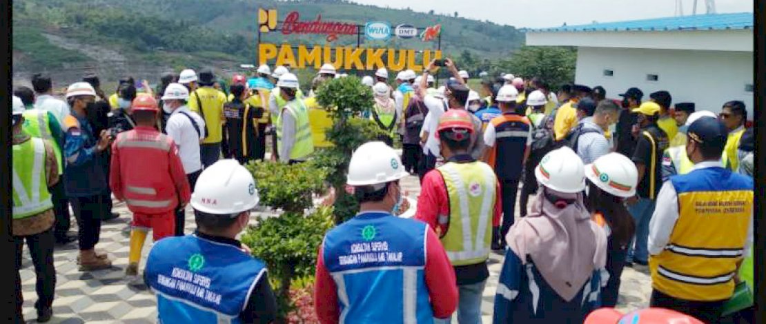 Proyek Bendungan Pammukkulu Kab Takalar Ditarget Rampung 2024