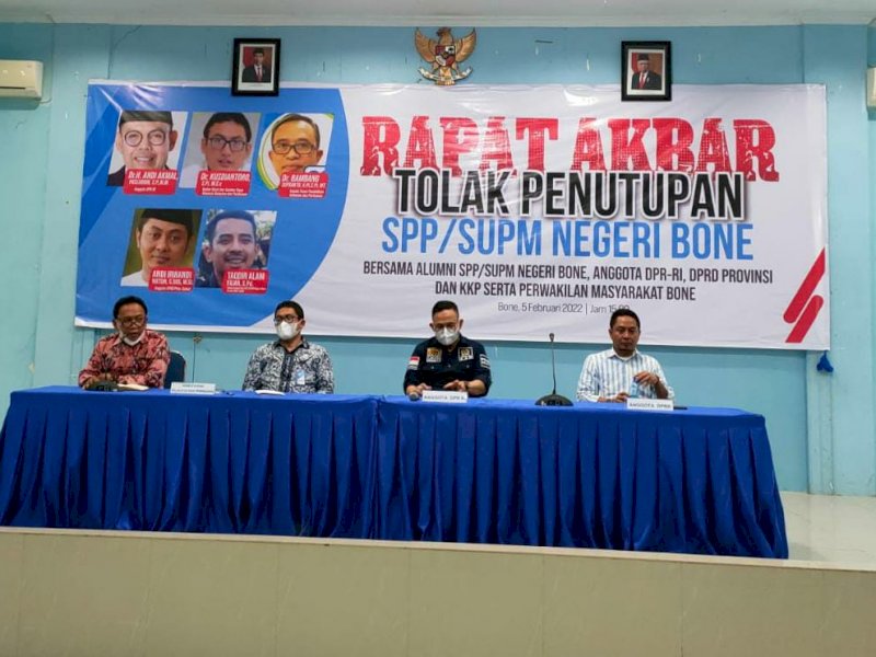 Tegas! IKA SPP/SUPM Bone Tetap Tolak Rencana Penutupan Kampus