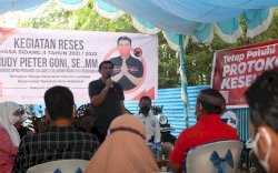 Serap Aspirasi di Kec Tamalate, Legislator DPRD Susel Rudy P Goni Tekankan Pentingnya Vaksinasi Covid 19