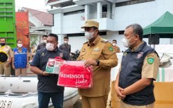 Diterima Bupati Maros, Kemensos RI Salurkan Bantuan Logistik Kebencanaan 