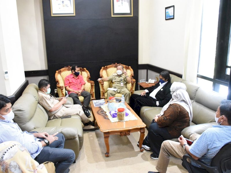 KI Sulsel Laporkan Kinerja Tahun 2021 ke Pemprov Sulsel