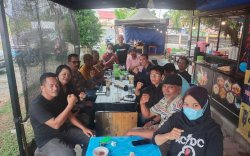 Peringati HPN 2022, Wakapolres Luwu Utara Ngopi Bareng Jurnalis Luwu Utara