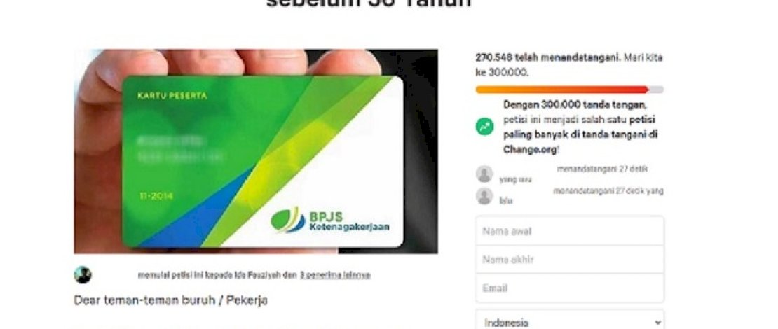 Sumber: Change.org Sumber: Change.org