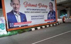 Sambut AHY, 10 Baliho Raksasa IAS Tersebar di Makassar