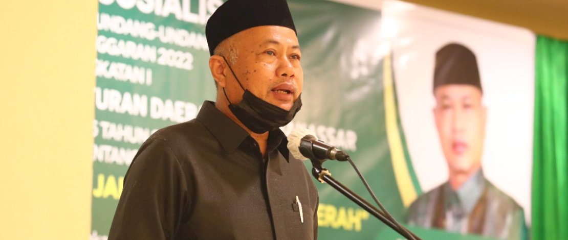 Anggota DPRD Kota Makassar, Abdul Wahid saat kegiatan Sosialisasi Peraturan Perundang-undangan angkatan 1, Selasa (15/02/2022) di Hotel Grand Asia, Makassar. Anggota DPRD Kota Makassar, Abdul Wahid saat kegiatan Sosialisasi Peraturan Perundang-undangan angkatan 1, Selasa (15/02/2022) di Hotel Grand Asia, Makassar.