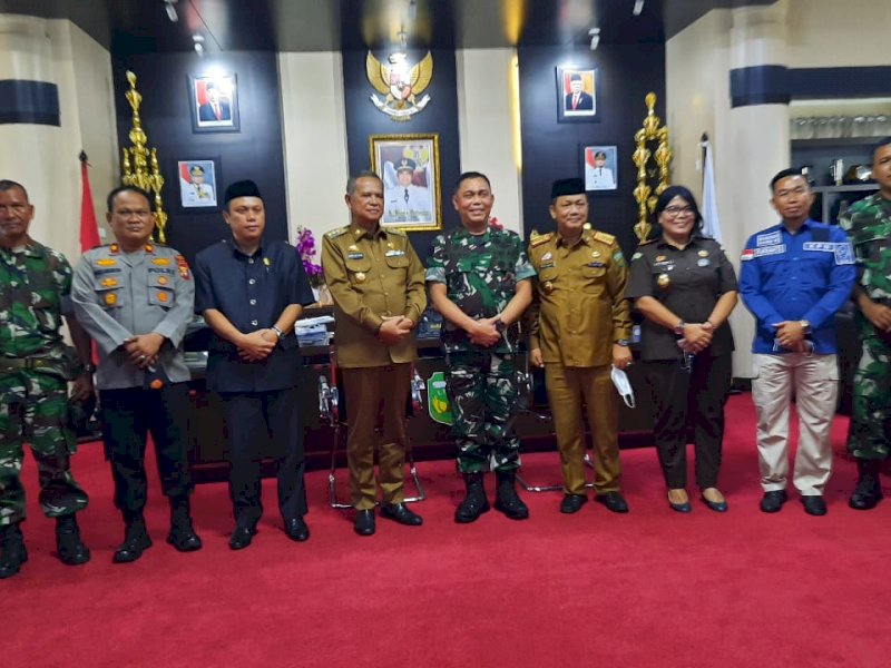 Kunker Ke Wilayah Kodim 1403 Palopo, Marga Taufik Silaturrahmi dengan Bupati Luwu
